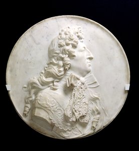 Portretmedaillon van Lodewijk XIV (1638-1715) c.1685